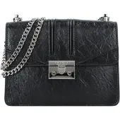 Seidenfelt Manufaktur Seidenfelt Roros - Schultertasche 21 cm (glossy black)