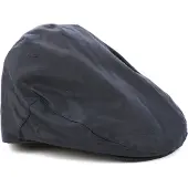 Barbour Wax Flat Cap Dunkelblau