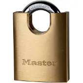 Master Lock MasterLock Vorhängeschloss, massives Messing 50mm