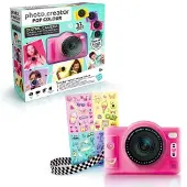 Canal Toys C Toys Digitalkamera für Kinder, Doppelobjektiv – kompakte Mini-Kamera in Rosa mit Selfiemodus für 8 Jahre – 32 Megapixel, LCD-Display, 20 Rahmen und 5 Filter, SD-Karte 4 GB inklusive