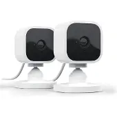 Blink Mini, IP-Sicherheitskamera, Drinnen, Kabellos, 200 MHz, Tisch/Bank, Schwarz, Weiß