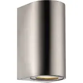 Nordlux Canto Maxi 2, Oberfläche, GU10, IP44, Edelstahl