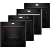 NEFF Collection B59FS3AY0 - N90 Dampfbackofen mit 7 Jahre Garantie, Flex Design, Slide&Hide, FullSteam, CircoTherm, 60 x 60 cm