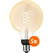 Philips Hue Filamentlampe White Globe XL E27 - 2023 - Fünferpack