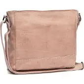 The Chesterfield Brand C48.1320 Leather Shoulder Bag Washed Wax Cow Weimar Vintage Rose
