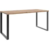 Wimex Home Desk Schreibtisch PlankeneicheNB/Schwarz