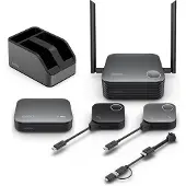 BenQ InstaShow VS25, Desktop, Schwarz, Extern, 2 dBi, 802.11a, 802.11b, 802.11g, Wi-Fi 4 (802.11n), Wi-Fi 5 (802.11ac), Wi-Fi 6 (802.11ax), 2400 Mbit/s