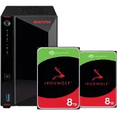 Asustor AS5402T + Seagate Ironwolf 16TB (2x 8TB)
