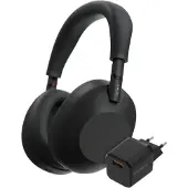 Sony WH-1000XM6 Schwarz + BlueBuilt Quick-Charge-Ladegerät