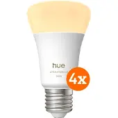 Philips Hue White Ambiance E27 1.100 lm 4er-Pack