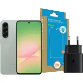 Samsung Galaxy A56 128GB Grün 5G + Basis-Zubehörset