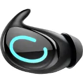 Avizar , Schlaf Ohrhörer Mono dünn Bluetooth mit ENC Geräuschfilter, Schwarz