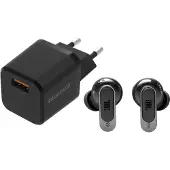 JBL Tour Pro 3 Schwarz + BlueBuilt Quick-Charge-Ladegerät
