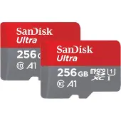 SanDisk microSDXC Ultra 256GB 120 MB/s Doppelpack