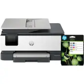 HP OfficeJet Pro 8122e + 1 Satz Reservepatronen