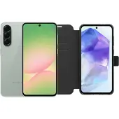 Samsung Galaxy A56 128GB Grün 5G + BlueBuilt Book Case Schwarz