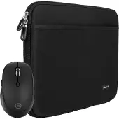 BlueBuilt Laptophülle 31 cm 13 Zoll M Schwarz + Tradendum Maus