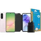 Samsung Galaxy A56 128GB Rosa 5G + Komplettes Zubehörset
