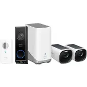 Eufy eufyCam 3 Doppelpack + Video Doorbell E340 + Chime
