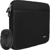 BlueBuilt Laptophülle 36 cm 15 Zoll M Schwarz + Tradendum Maus