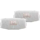 JBL Charge 6 Weiß Doppelpack