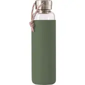 Black+blum Wasserflasche Glass Water Bottle Groen 600 ml