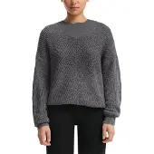 s.Oliver Strickpullover mit V-Ausschnitt und Struktur-Strick
