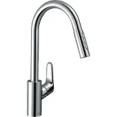 Hansgrohe Focus Spültischmischer Chrom mit Ausziehbrause