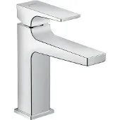 Hansgrohe Metropol Einhebel-Waschtischmischer 110 mit Hebelgriff und Push-Open Ablaufgarnitur