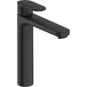 Hansgrohe Einhebel-Waschtischmischer VERNIS Blend 190 m Zugst-Ablaufgarn. 1 1/4Zoll mattschwar mit Zugstangen-Ablaufgarnitur 1 1/4Z mattschwarz