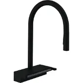 Hansgrohe Aquno Select M81 Armatur Wasserhahn Einhebel-Küchenmischer 170, Ausziehbrause, 3jet, sBox Mattschwarz - inkl.
