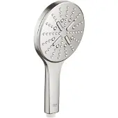 GROHE Rainshower SmartActive 130 Handbrause 3 Strahlarten supersteel