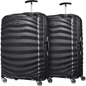Samsonite Lite-Shock Spinner 75 cm Doppelpack Black