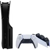 Sony PlayStation 5 Slim mit Laufwerk + Schwarze Cover + Ladestation