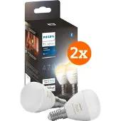 Philips Hue Luster Kugellampe White Ambiance E14 4er-Pack