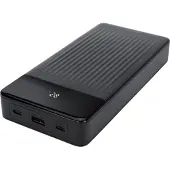 BlueBuilt Powerbank 27.000 mAh mit Schnellladefunktion Schwarz