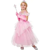 Rubies Prinzessin Kostüm mit Diadem & Handschuhe, 3-4 Jahre
