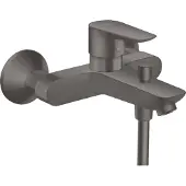 Hansgrohe Wannenmischer Talis E Aufputz brushed black chrome Aufputz