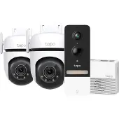 TP-LINK Tapo C520WS Doppelpack + Smart Battery Video Doorbell D230S1