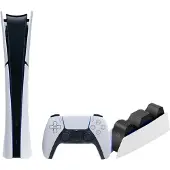 Sony PlayStation 5 Smart Digital Edition + BlueBuilt Ladestation