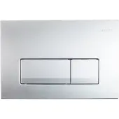 Geberit Delta 50 Betätigungsplatte, Chrom matt, für Geberit Duofix UP100 Einbauspülkasten