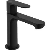 Hansgrohe Waschtisch-Einhebelmischer Rebris S 110 CoolSt ohne Ablaufgarnitur, mattschwarz