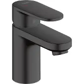 Hansgrohe Einhebel-Waschtischmischer VERNIS Blend 70 mattschwarz CoolStart mit Zugstangen-Ablaufgarnitur