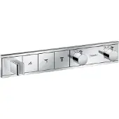 Hansgrohe RainSelect Fertigset Unterputzmodell für 3 Verbraucher, 15356000, Farbe: Chrom