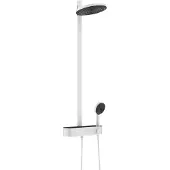 Hansgrohe S-Pipe Pulsify S 260 EcoSmart mit Thermostat, 2jet, mattweiß