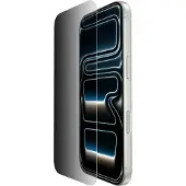 Belkin ScreenForce InvisiGlass, Apple, iPhone 17 Pro, Antibakteriell, Tropfsicher, Schwarz, Transparent, 1 Stück(e)