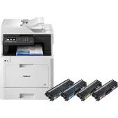 Brother DCP-L8410CDW + 1 Satz Reservetinte