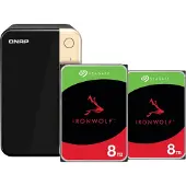 Qnap TS-264-8G + Seagate Ironwolf 8 TB Doppelpack