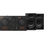 Pioneer DJ DDJ-FLX4 + DJ DM-40D-BT Schwarz