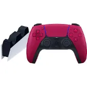 Sony PlayStation 5 DualSense kabelloser Controller Cosmic Red + Ladestation